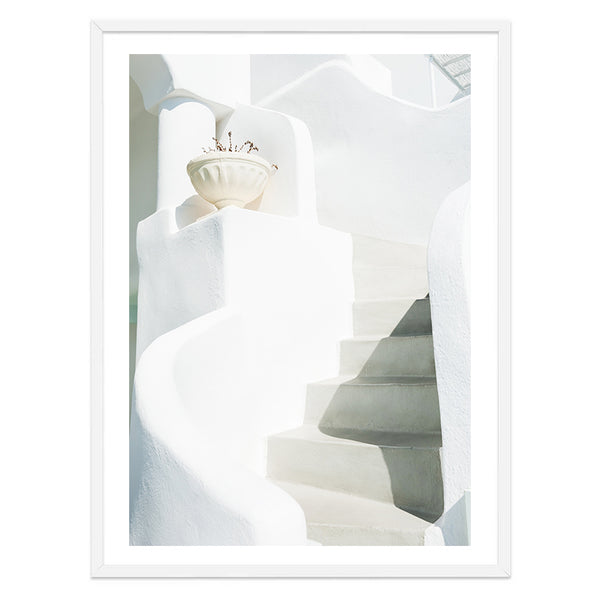 White Stairs Print-Art for Interiors-Online Framed-Australian Made Wall Art-Milk n Honey Designs