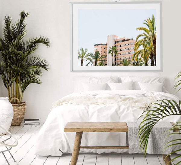 Florida Palms Print-Art for Interiors-Online Framed-Australian Made Wall Art-Milk n Honey Designs