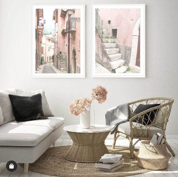 Italian Stairs Print-Art for Interiors-Online Framed-Australian Made Wall Art-Milk n Honey Designs