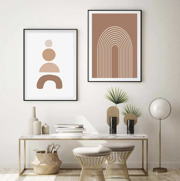 Mocha Arch Print-Art for Interiors-Online Framed-Australian Made Wall Art-Milk n Honey Designs