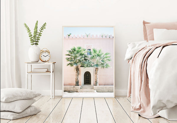 Moroccan Palms Print-Art for Interiors-Online Framed-Australian Made Wall Art-Milk n Honey Designs
