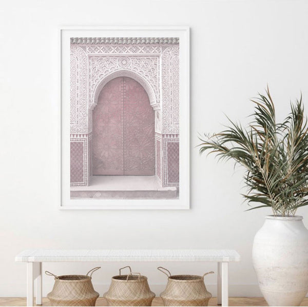 Moroccan Doorway Print-Art for Interiors-Online Framed-Australian Made Wall Art-Milk n Honey Designs