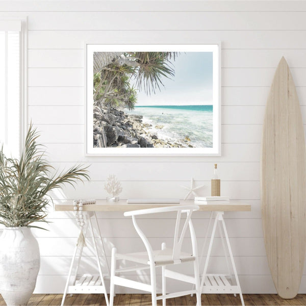 Noosa Pandanus Palms Photography Print-Art for Interiors-Online Framed-Australian Made Wall Art-Milk n Honey Designs