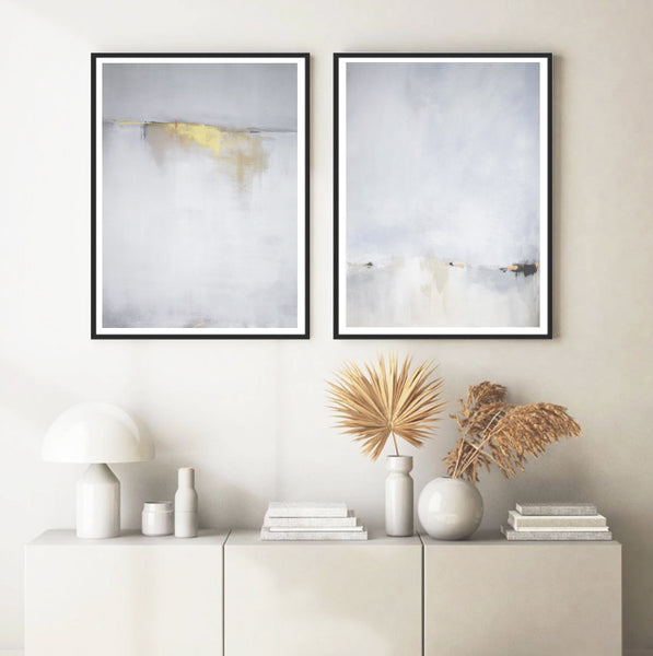 On the Horizon II Abstract Print-Art for Interiors-Online Framed-Australian Made Wall Art-Milk n Honey Designs