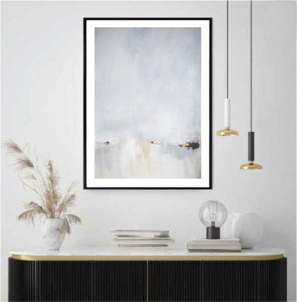 On the Horizon I Abstract Print-Art for Interiors-Online Framed-Australian Made Wall Art-Milk n Honey Designs