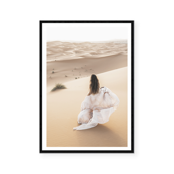 Bohemian Desert Woman Print