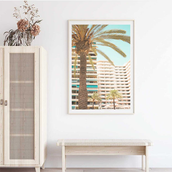 Palm Resort Print-Art for Interiors-Online Framed-Australian Made Wall Art-Milk n Honey Designs