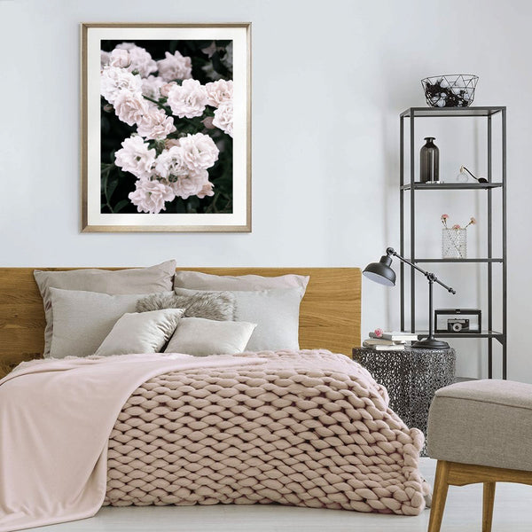 Garden Roses Print-Art for Interiors-Online Framed-Australian Made Wall Art-Milk n Honey Designs