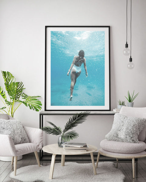 Submerge Print-Art for Interiors-Online Framed-Australian Made Wall Art-Milk n Honey Designs