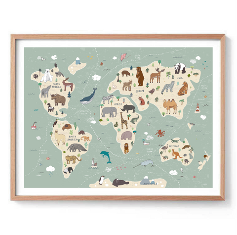 Animals of our World Art Print